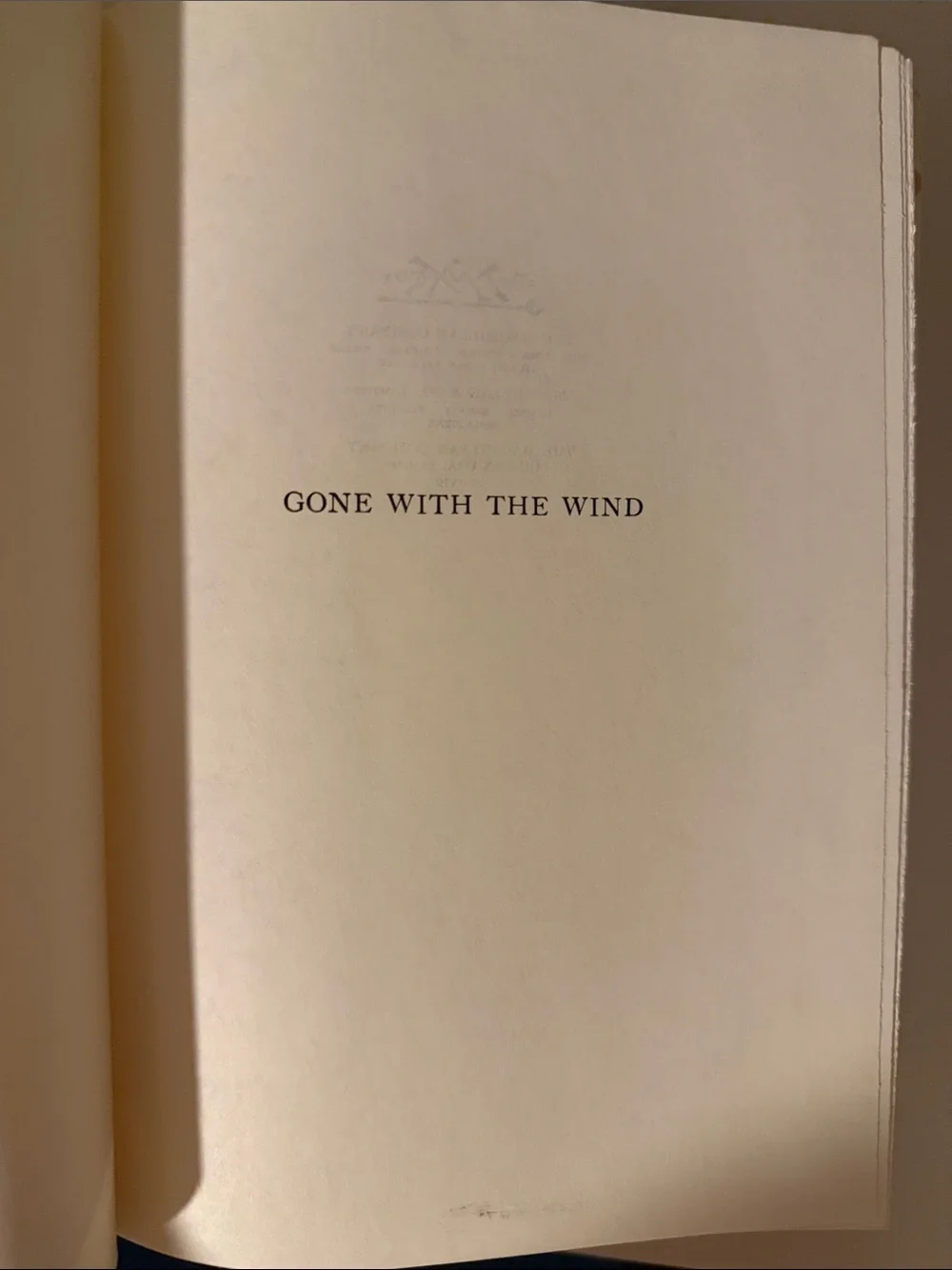 Gone With the Wind - Vintage Hardcover book with dust jacket